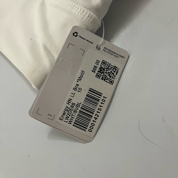 NWT Lululemon High Neck Energy Bra | Size 10 - Picture 3 of 4